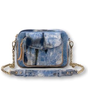 Claris Virot Crossbody Schultertasche Organizer - Blau