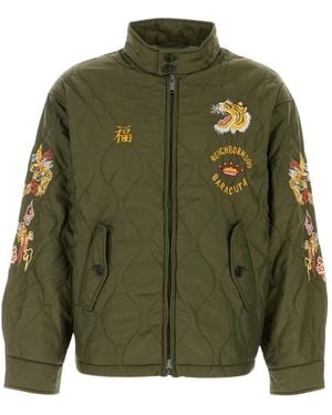 Baracuta England Embroidered Quilted Jacket - Green
