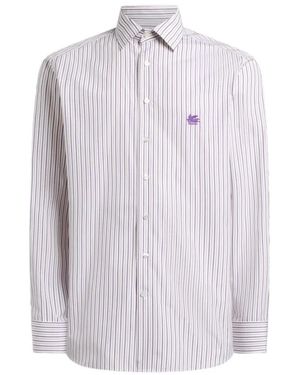 Etro Lange Mouwen Shirt - Wit