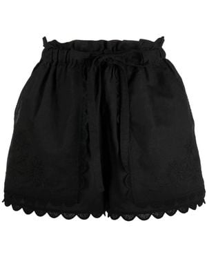 Ulla Johnson Short Shorts - Zwart