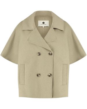 Alter Ego Double-Breasted Coats - Neutro