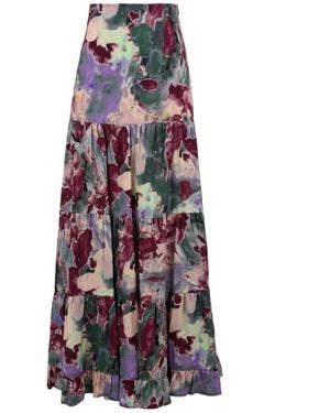 Mar De Margaritas Maxi Skirts - Purple