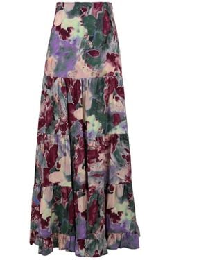 Mar De Margaritas Maxi Skirts - Violet