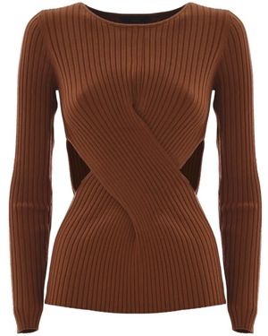 Kocca Round-Neck Knitwear - Marrone