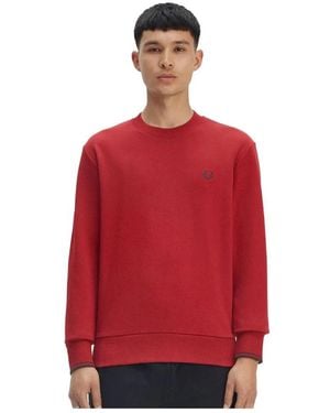 Fred Perry Sweatshirts - Red