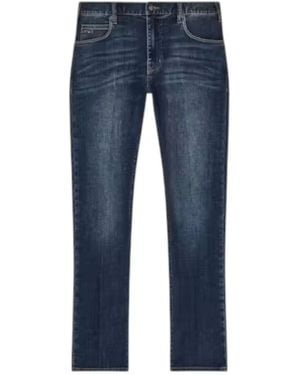 Armani Straight Jeans - Azul