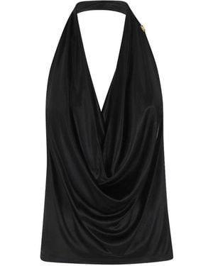 Elisabetta Franchi Sleeveless Tops - Black