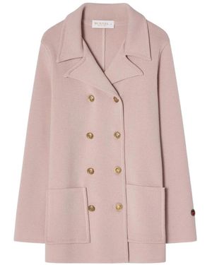 BUSNEL Double-Breasted Coats - Rosa