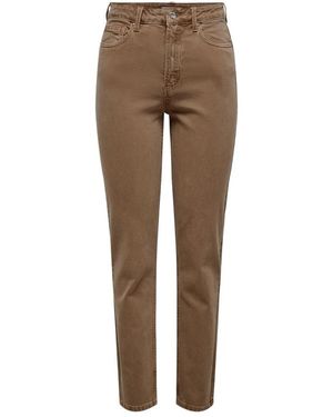 ONLY Emily Gerades Jeans - Braun