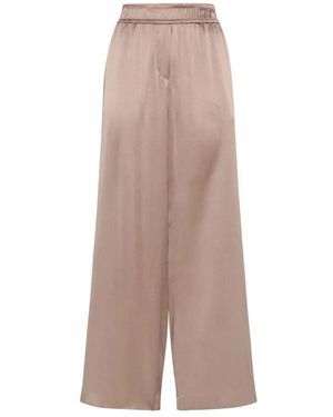 【関税&送料込】Brunello Cucinelli Wide Lilac Trousers In Li Women's Brunello Cucinelli Pants & Leggings | Nordstrom