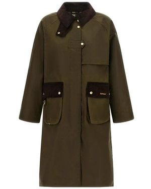 Barbour Kirklees Waxed Jacket - Grün
