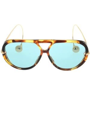 Bottega Veneta Stylische Sonnenbrille Für Modische Looks - Blau
