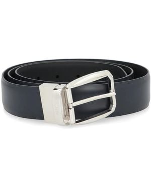 ZEGNA Wendbarer Ledergürtel - Schwarz