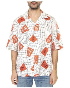 Edwin Short Sleeve Shirts - Rojo