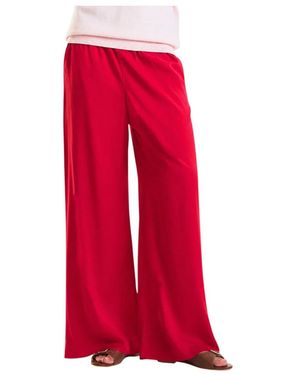Cynthia Rowley Wide Trousers - Rouge