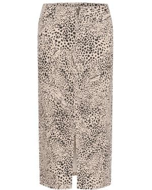 Kaffe Midi Skirts - Natural