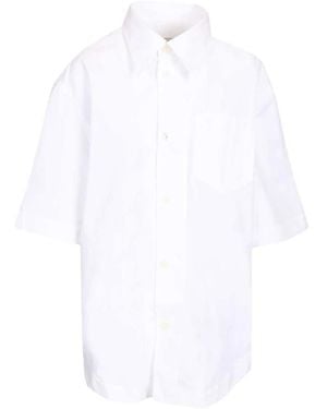 Ami Paris Short Sleeve Shirts - Bianco
