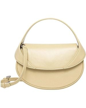 BY FAR Tassen ,Leer Hari Flap-Top Tote - Naturel