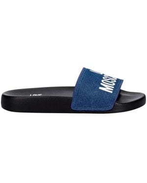 Love Moschino Sliders - Azul