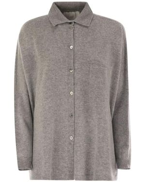 Vanisé Shelly Shirt Style Truien - Grijs