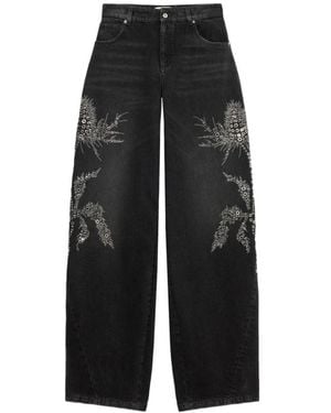 Blumarine Straight Jeans - Zwart