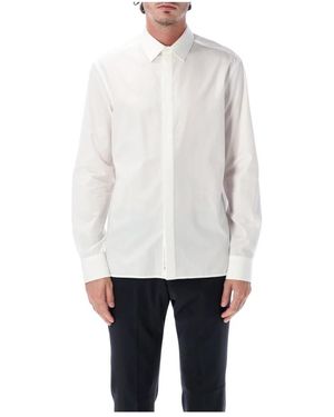 Lanvin Klassisches Hemd Mit Grosgrain-Detail - Weiß