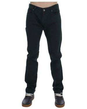Ermanno Scervino Grüne gerade geschnittene jeans mit italienischem flair - Schwarz