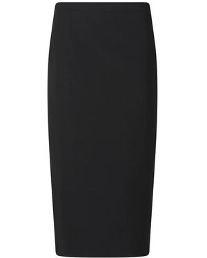 Max Mara Rokken ,Zwart ,Wol Mxmotre Midi Rok