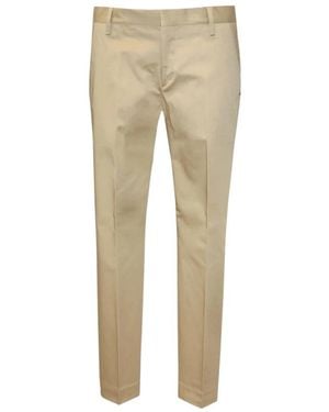 Entre Amis Pantalone Slim Tk America Corto - Natur