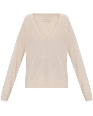 Zadig & Voltaire V-Neck Knitwear - White
