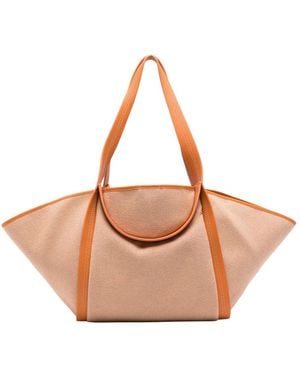 Hereu Tassen ,Oranje ,Tote Bags - Naturel