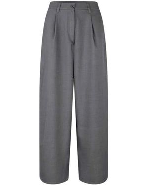Samsøe & Samsøe Harper Weite Hose - Grau