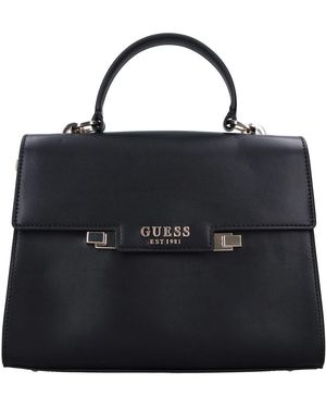 Guess Eco Aldith Top Handle - Zwart