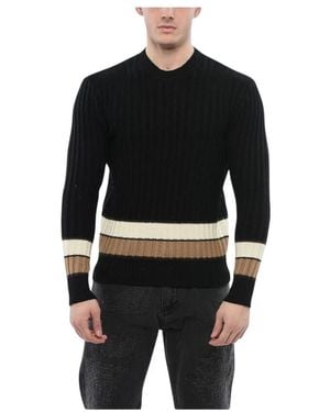 Tagliatore Round-Neck Knitwear - Nero