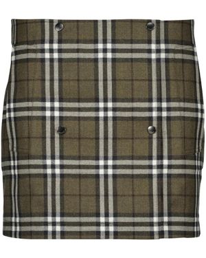 Burberry Short Skirts - Verde