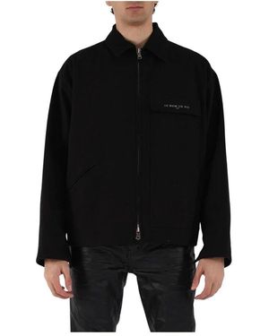 ih nom uh nit Light Jackets - Black