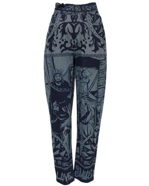 Dolce & Gabbana Loose Fit Jeans - Blue