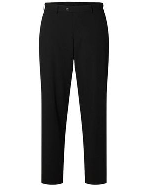 SELECTED Loose Liam Flex Broeken - Zwart