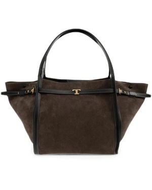 Tod's Tassen ,Bruin ,Tote Bags - Zwart