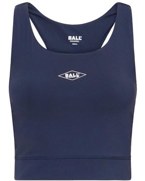 Ball Sleeveless Tops - Blue