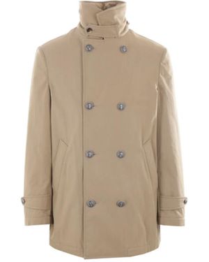 Brunello Cucinelli Double-Breasted Coats - Neutro