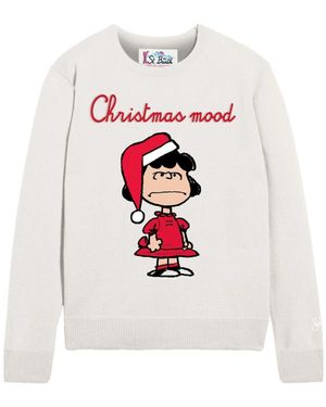 Mc2 Saint Barth Round-Neck Knitwear - Bianco