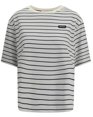 Miu Miu T-Shirts - Gris