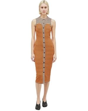 Reward If Found Midi Dresses - Multicolor