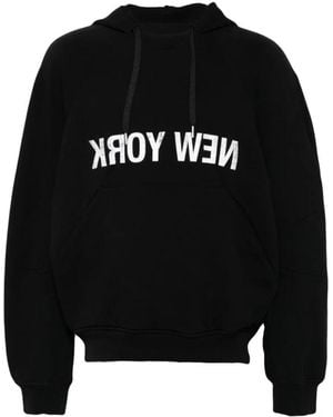 Helmut Lang Hoodies - Black