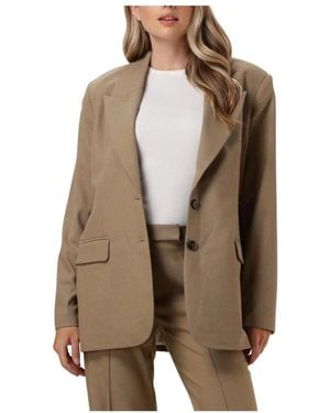 Aaiko Amanda Twill Blazer - Braun
