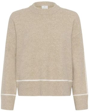 Kaffe Round-Neck Knitwear - Neutro