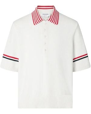 Thom Browne Polo Shirts - Blanc