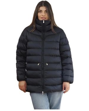 Ciesse Piumini Jassen ,Zwart ,Hoge Hals Zwarte Donsjas
