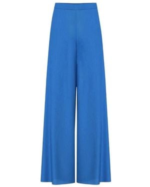 Marella Wide Trousers - Blue